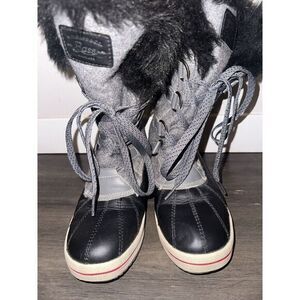 G H BASS JUNO WOMEN'S SIZE 9 WATERPROOF SNOW  BOOTS‎ GREY
